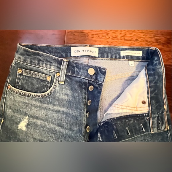 Denim Forum Yoko High Rise Slim Jeans - Picture 5 of 5